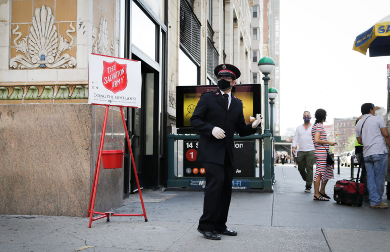 Salvation Army Red Kettle Campaign Down 8%